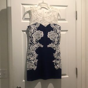 Navy Lace Dress